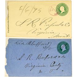 Red Bluff, Madison, Montana Territory Covers