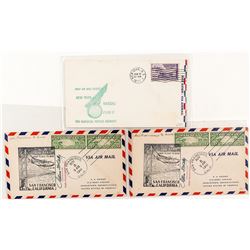 Fiji / Nassau First Flight Covers