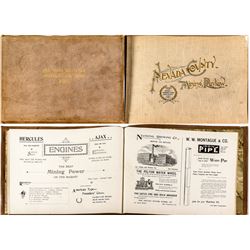 Nevada County Mining Review, Leather Bound