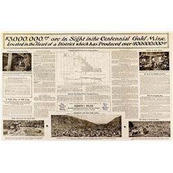 Centennial Gold Mine Advertisment