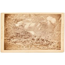 Cabinet Card of Silver Plume and the Mines