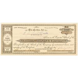 Trojan Mining Company Stock Certificate