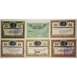 6 West End Consolidated Mining Company Stocks