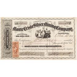 Monte Cristo Silver Mining Company Stock 3