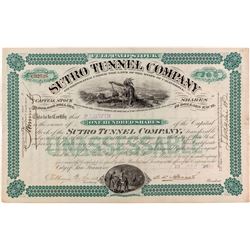 Sutro Tunnel Company Stock