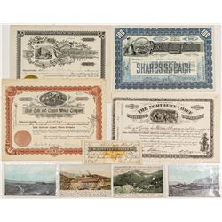 Utah Mining Stock Certificates & Postcards