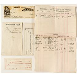 Montana Express Companies Checks and Waybills
