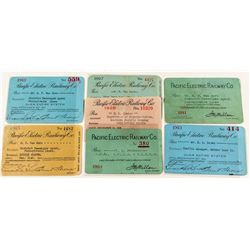 Pacific Electric Railway Co. Passes (7)