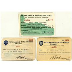 Mt. Tamalpais & Muir Woods Railway Passes