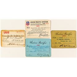 Union Pacific Railroad Passes (4)