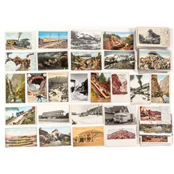 Colorado Railroad Scene Postcards