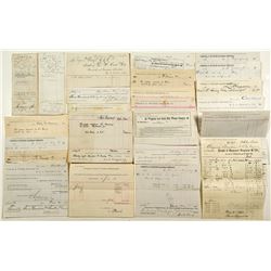 Virginia & Truckee Railroad Vouchers