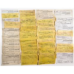 Virginia & Truckee Shipping Receipts