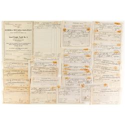 Nevada Railroad Ephemera