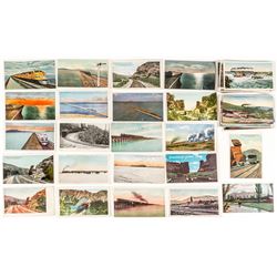Utah Railroad Views Postcards