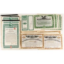 Domestic Railroad Stocks and Bonds collection