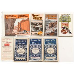 Early Santa Fe Timetables & Brochures