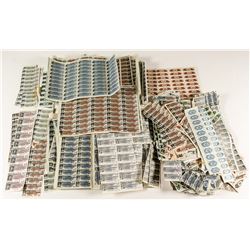 Large Lot of Railroad Coupons