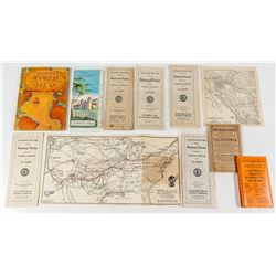Rail and National Parks Maps