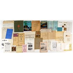 Western States Railroad Ephemera