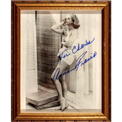 Anne Francis Autograph