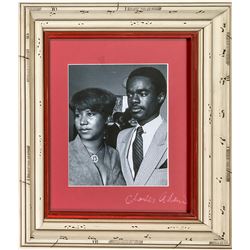 Aretha Franklin with Glen Turman