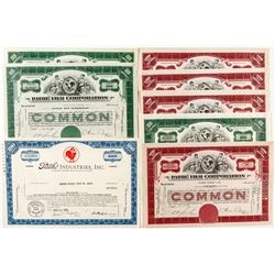 Pathe Film Corporation Stock Certificates