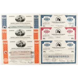 Twentieth Century Fox Stock Certificates