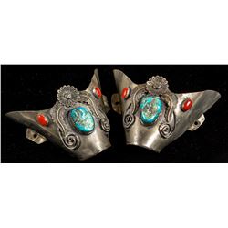 Antique Silver Cowboy Boot Tips