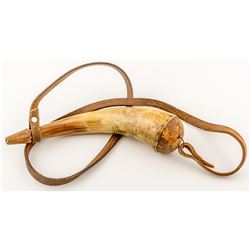 Nice Horn Powder Flask