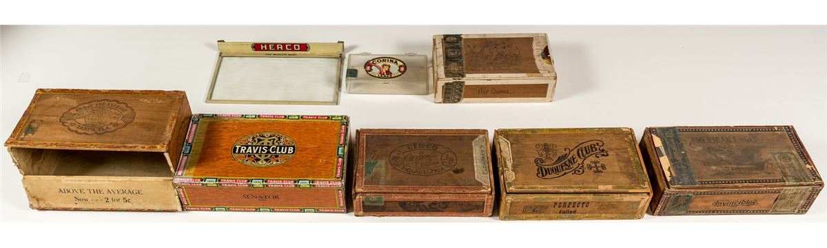 Building and Miscellaneous Cigar Box Collection