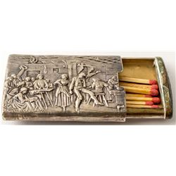 Scenic Silver Match Safe