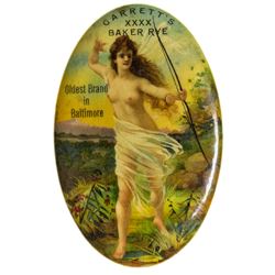 Garrett's XXXX Baker Rye Advertising Mirror