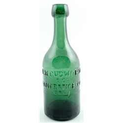 Cudworth Soda Bottle 2, 1850's