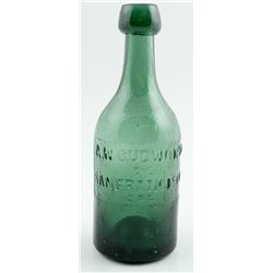 Cudworth Soda Bottle 1, 1850's
