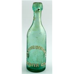 Dimpled Scheidemantel Bottle, Denver, Colorado