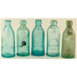 Five Leadville bottles