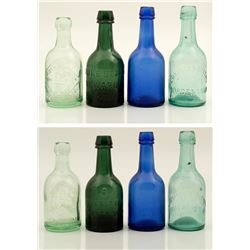 Colored Mineral Water Bottle Group