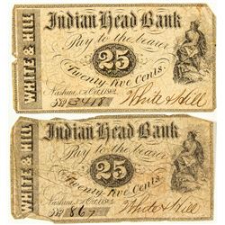 Indian Head Bank Fractional Notes