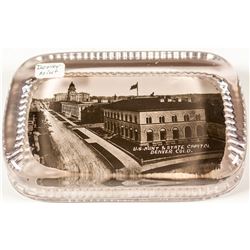 Denver Mint Glass Paper Weight
