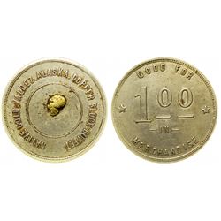 Gold Nugget Token, Copper Block Buffet, Valdez