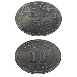 Two Town Tokens: Tuttle & Weber