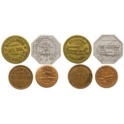 Transportation Tokens Quartet