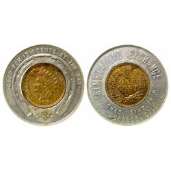 Creede Bimetallic Exchange Encased Cent
