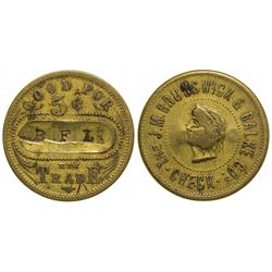 Brunswick & Balke Co. Billiards Token