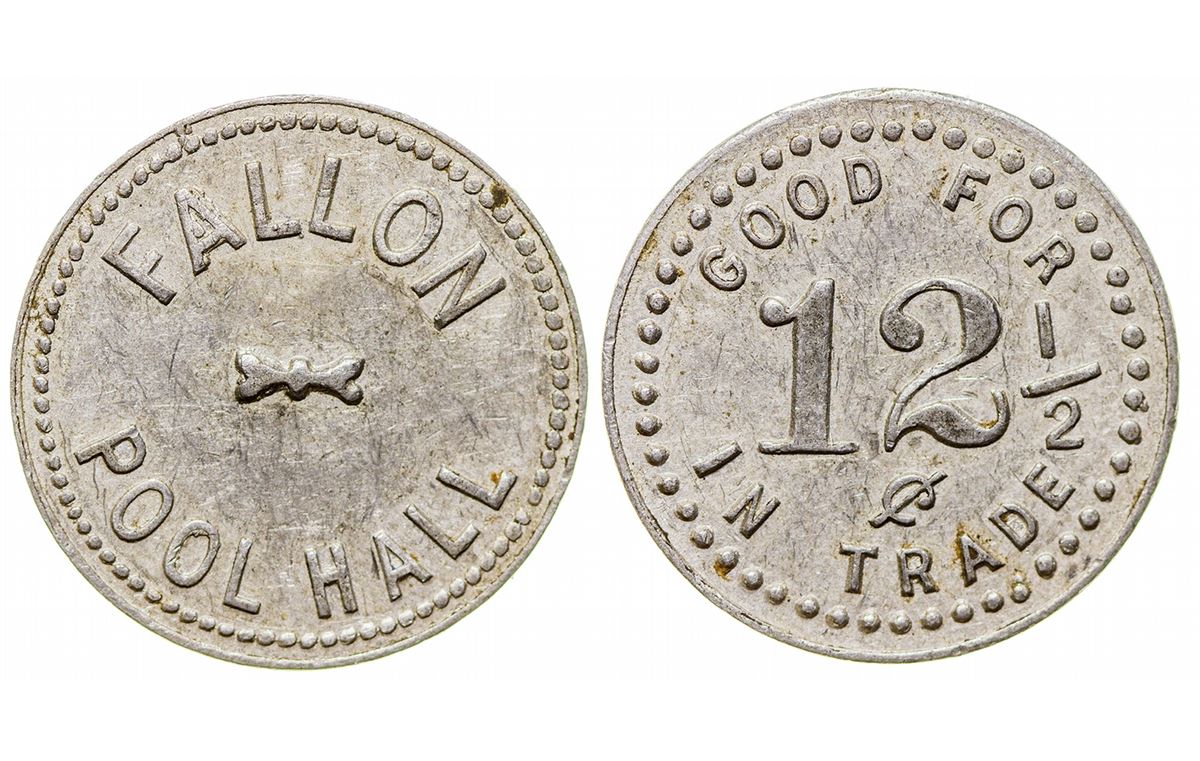 Fallon Pool Hall Token (Fallon, Montana)