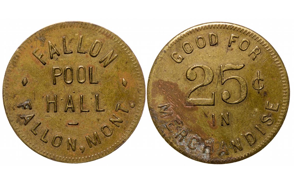 Fallon Pool Hall Token (Fallon, Montana)