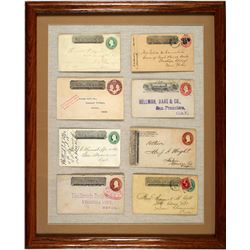 Framed Wells Fargo presentation piece