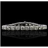 Image 1 : 14KT White Gold 13.77ctw Diamond Bracelet