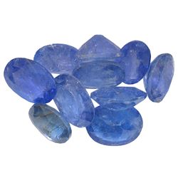 10.15ctw Oval Mixed Tanzanite Parcel